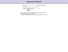 Tablet Screenshot of mail.chulamining.com
